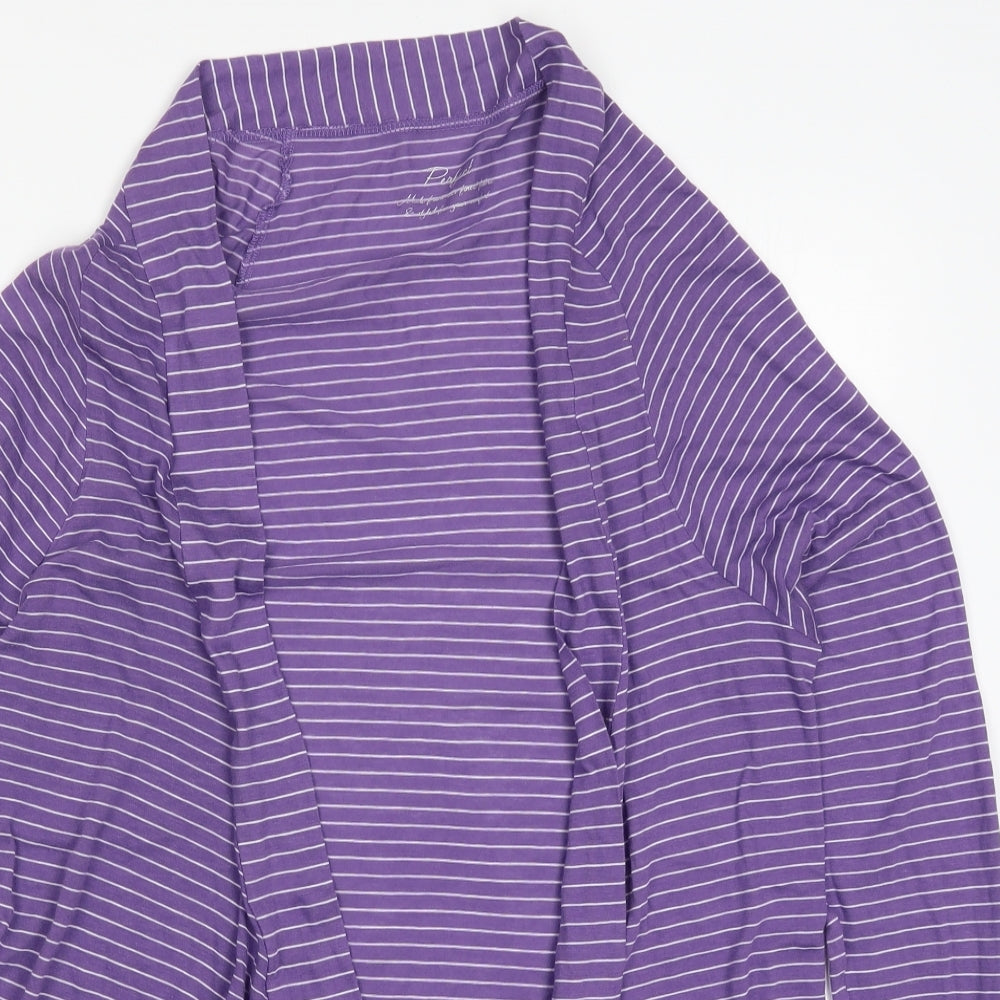 Womens UK Size 10 Marks and Spencer Purple Cardigan Jumper