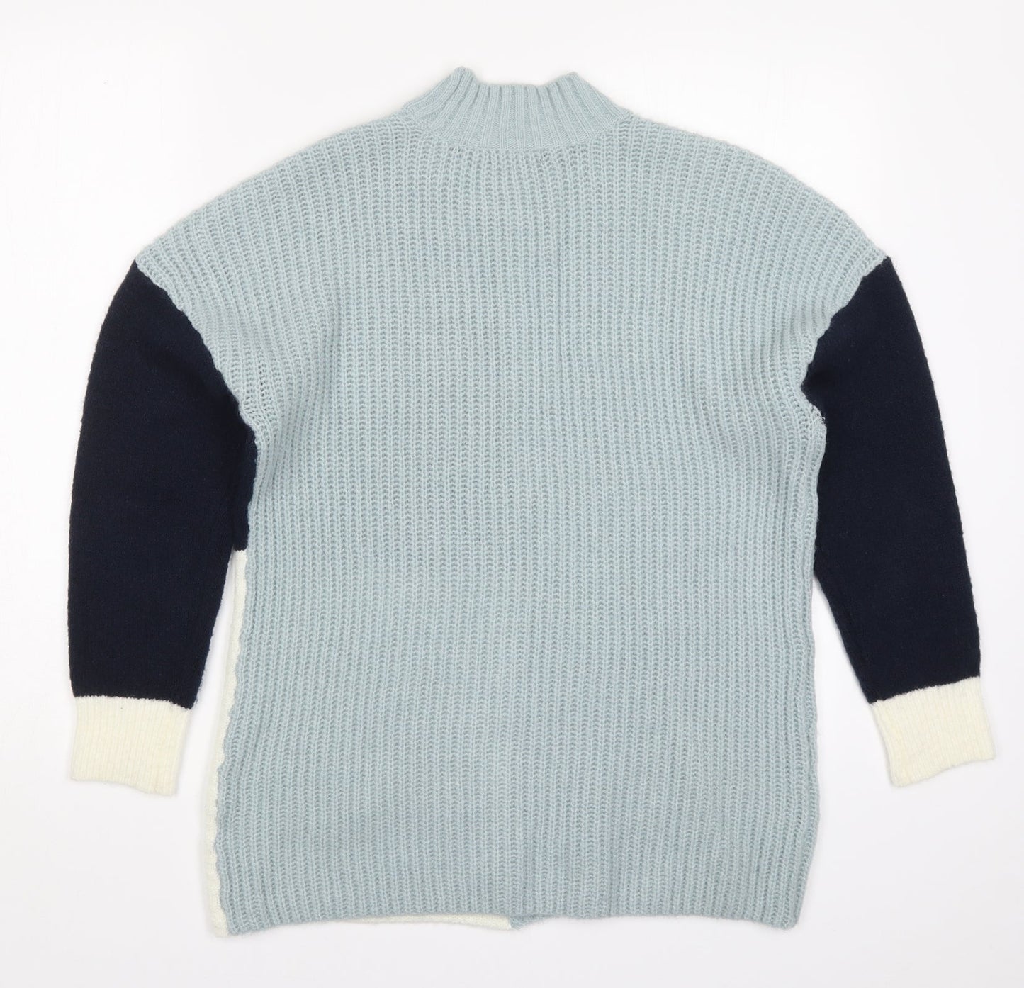 Womens UK Size 10 Roman Blue Pullover Jumper