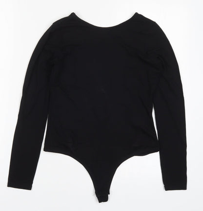 Womens UK Size 10 ASOS One-Piece Black Bodysuit