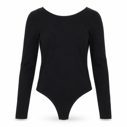 Womens UK Size 10 ASOS One-Piece Black Bodysuit