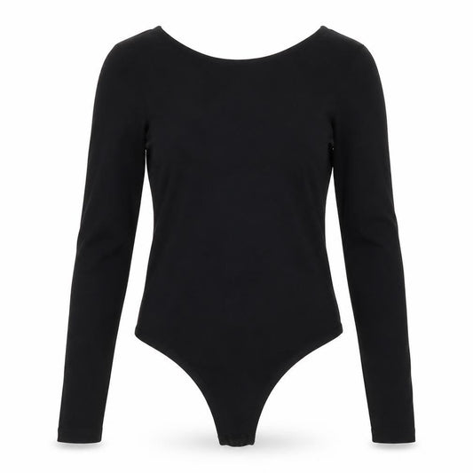 Womens UK Size 10 ASOS One-Piece Black Bodysuit
