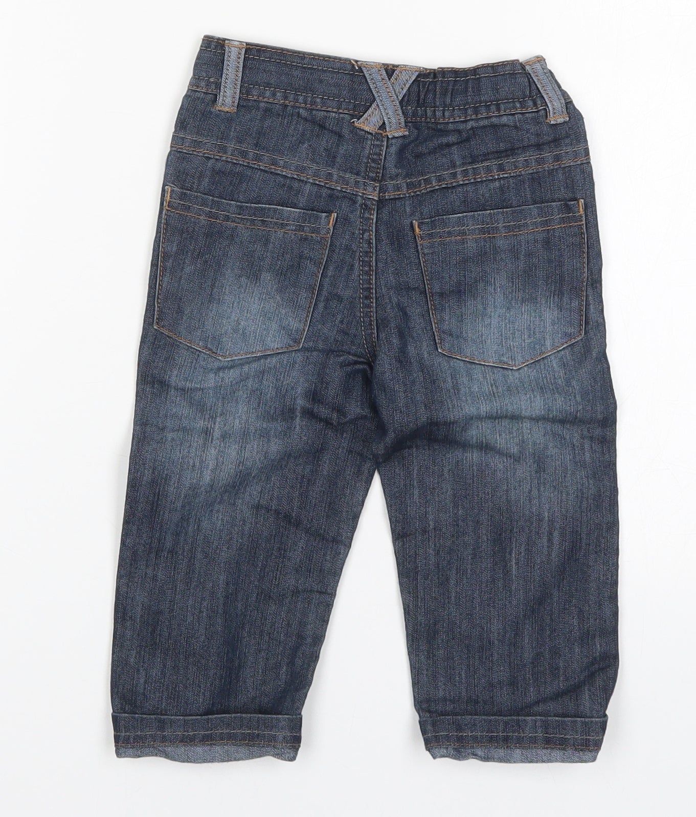 tapeaaloeil Boys Blue  Denim Capri Jeans Size 18 Months