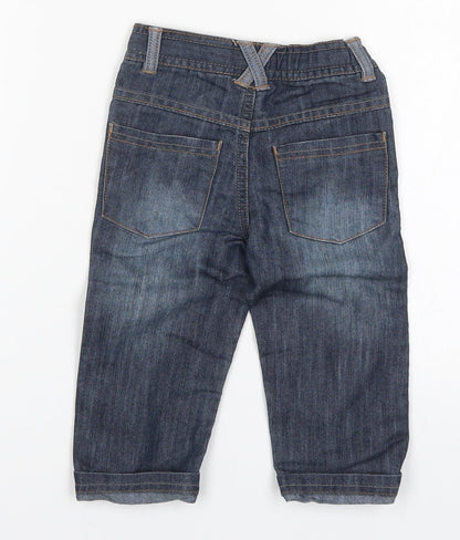 tapeaaloeil Boys Blue  Denim Capri Jeans Size 18 Months