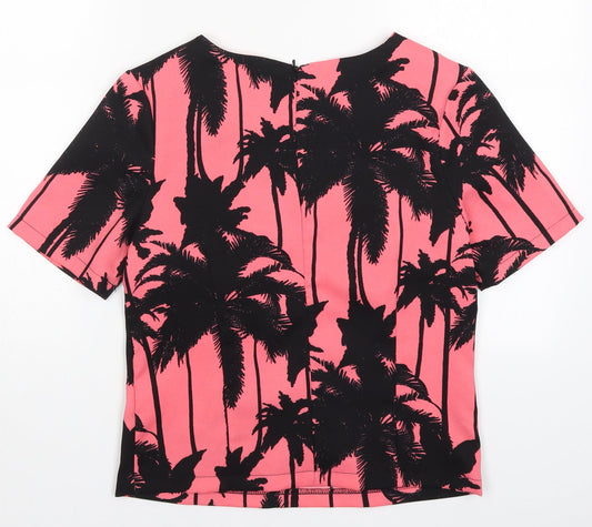 Womens UK Size 10 Atmosphere Pink Basic T-Shirt