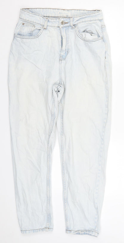 Denim Co Womens Blue  Denim Tapered Jeans Size 10 L26 in