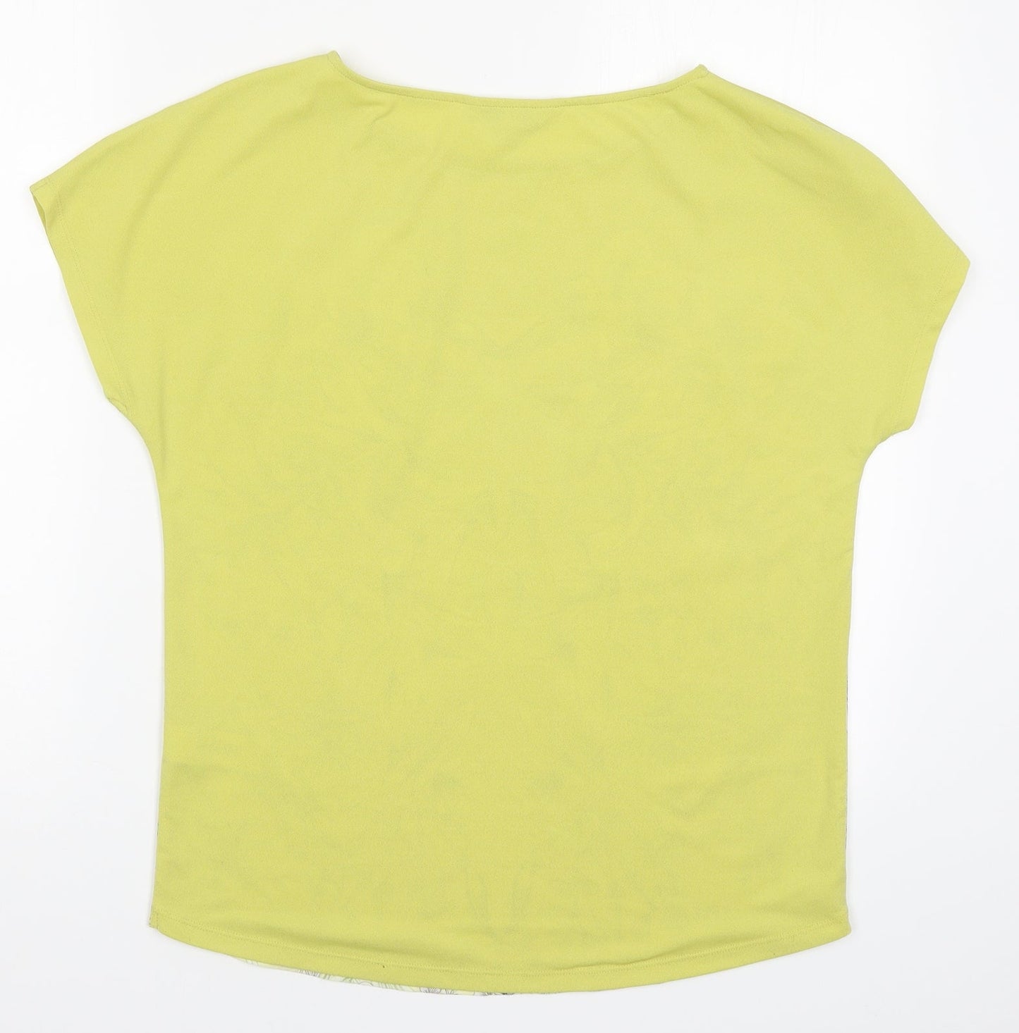 Womens UK Size 8 NEXT Yellow Basic T-Shirt