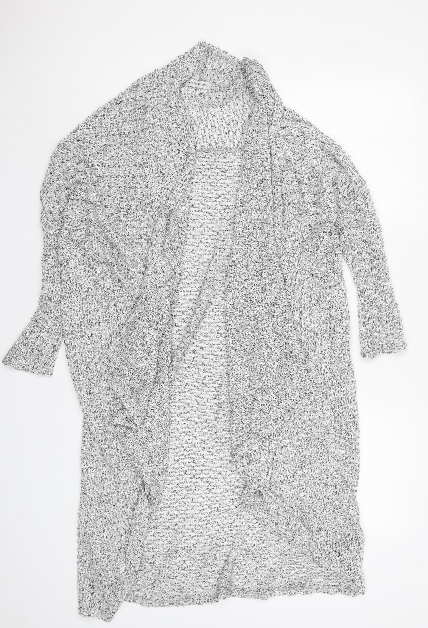 Light Before Dark Womens Grey  Rayon Cardigan Jumper Size S