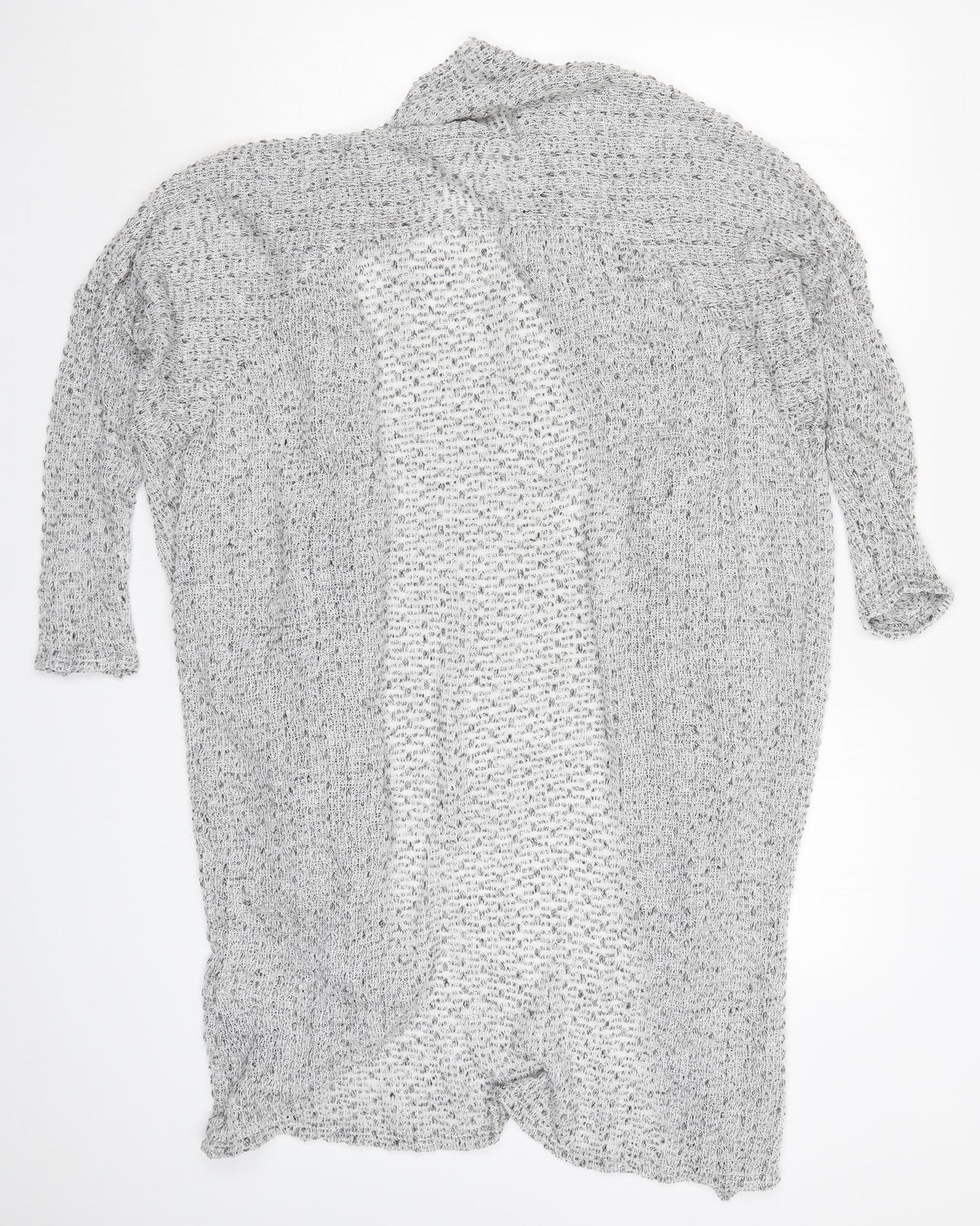 Light Before Dark Womens Grey  Rayon Cardigan Jumper Size S