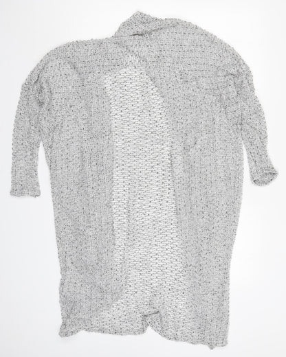Light Before Dark Womens Grey  Rayon Cardigan Jumper Size S