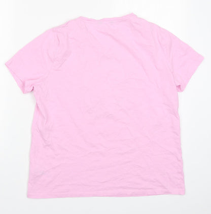 New Look Womens Pink Solid  Top Pyjama Top Size 14  - J'adore