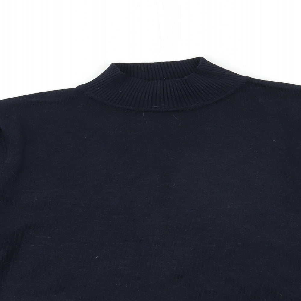 fort avenue Womens Blue  Knit Pullover Jumper Size S