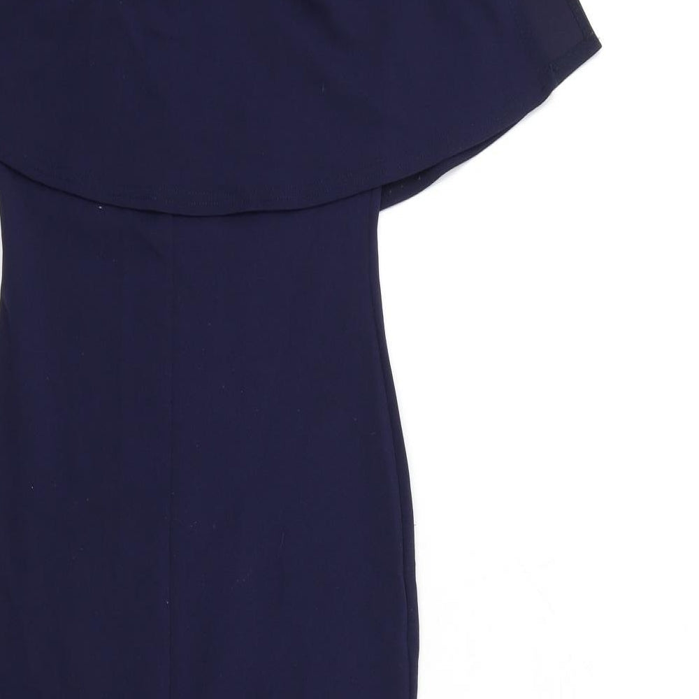 PRETTYLITTLETHING Womens Blue   Bodycon  Size 6