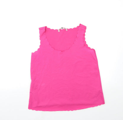 Womens UK Size 8 TU Pink Basic Tank