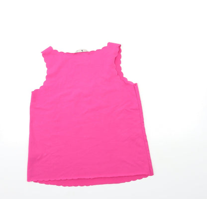 Womens UK Size 8 TU Pink Basic Tank