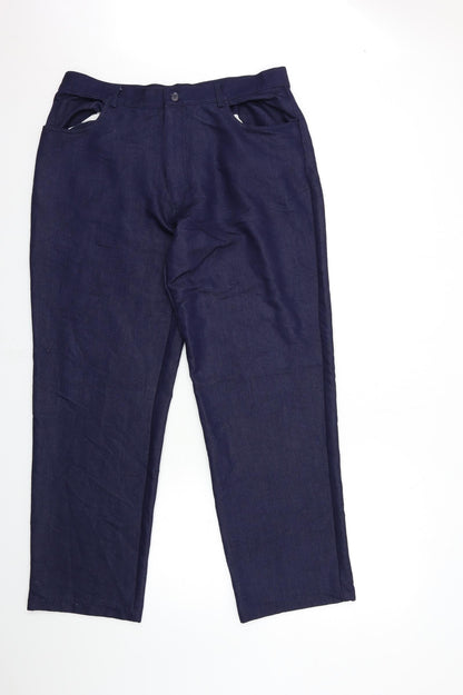 petroleum Womens Blue   Trousers  Size 36 in L31 in