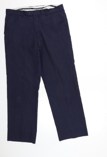 matteo sabattini Mens Blue   Dress Pants Trousers Size 36 in L31 in