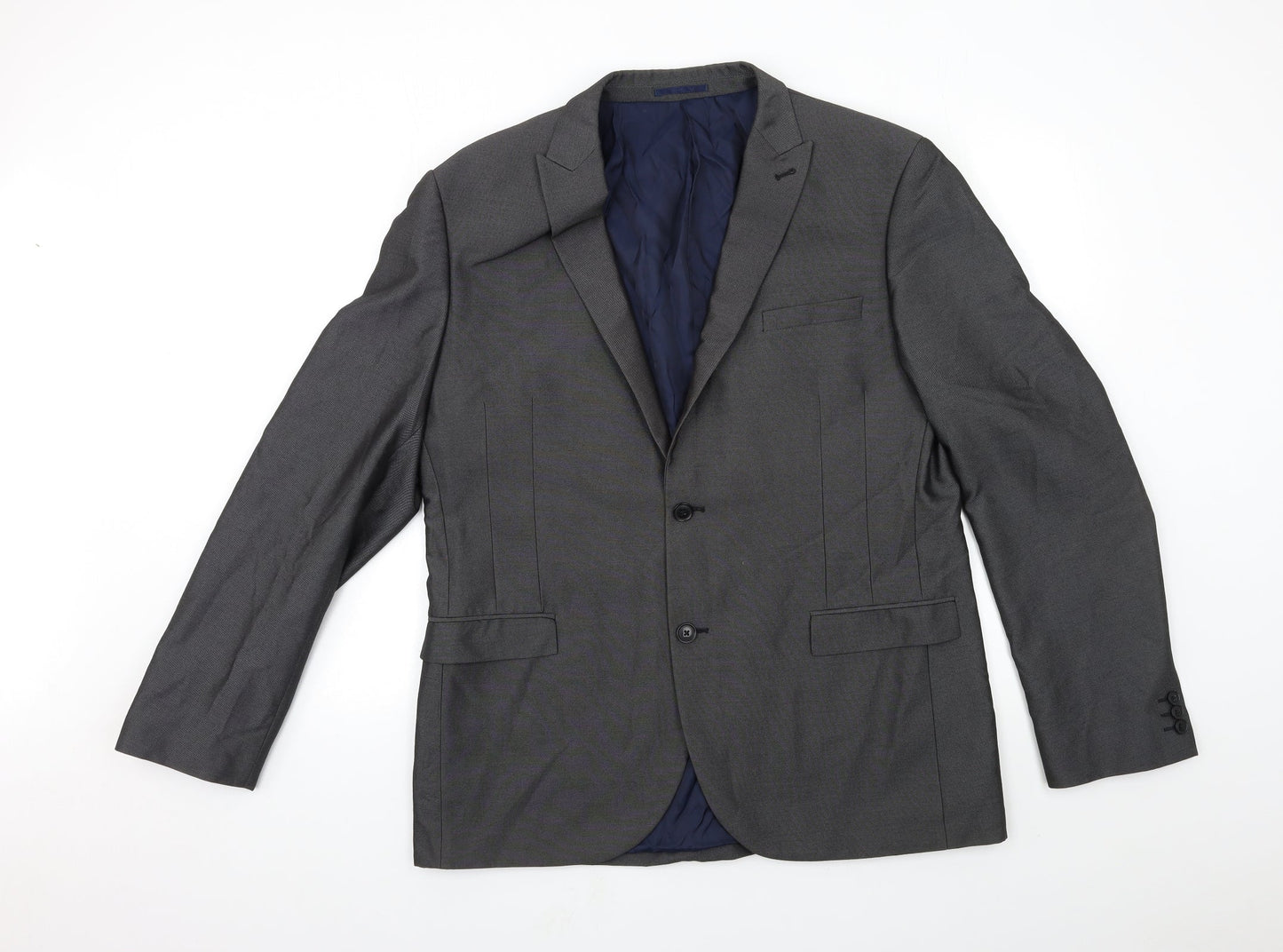 Mens UK Size 44 NEXT Regular Grey Suit Jacket