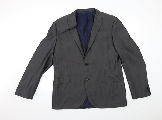 Mens UK Size 44 NEXT Regular Grey Suit Jacket