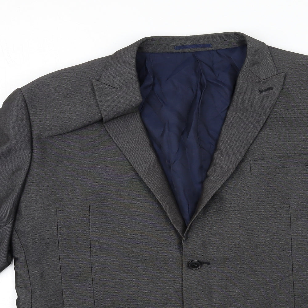 Mens UK Size 44 NEXT Regular Grey Suit Jacket