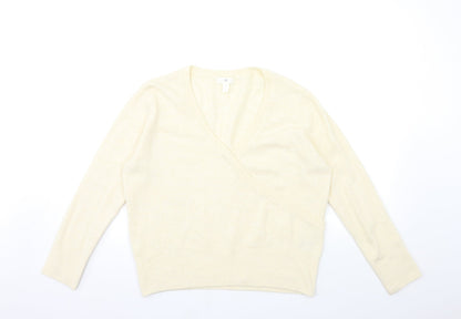 Womens UK Size M H&M Beige Pullover Jumper
