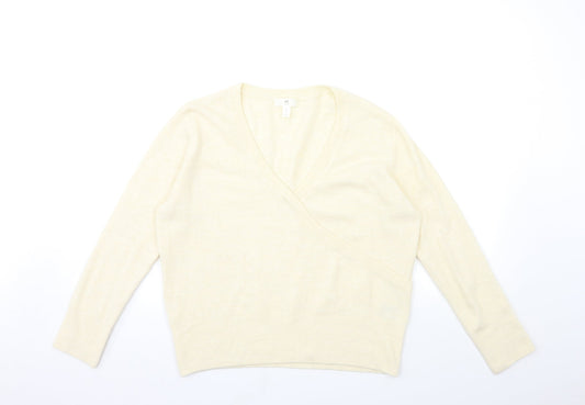 Womens UK Size M H&M Beige Pullover Jumper