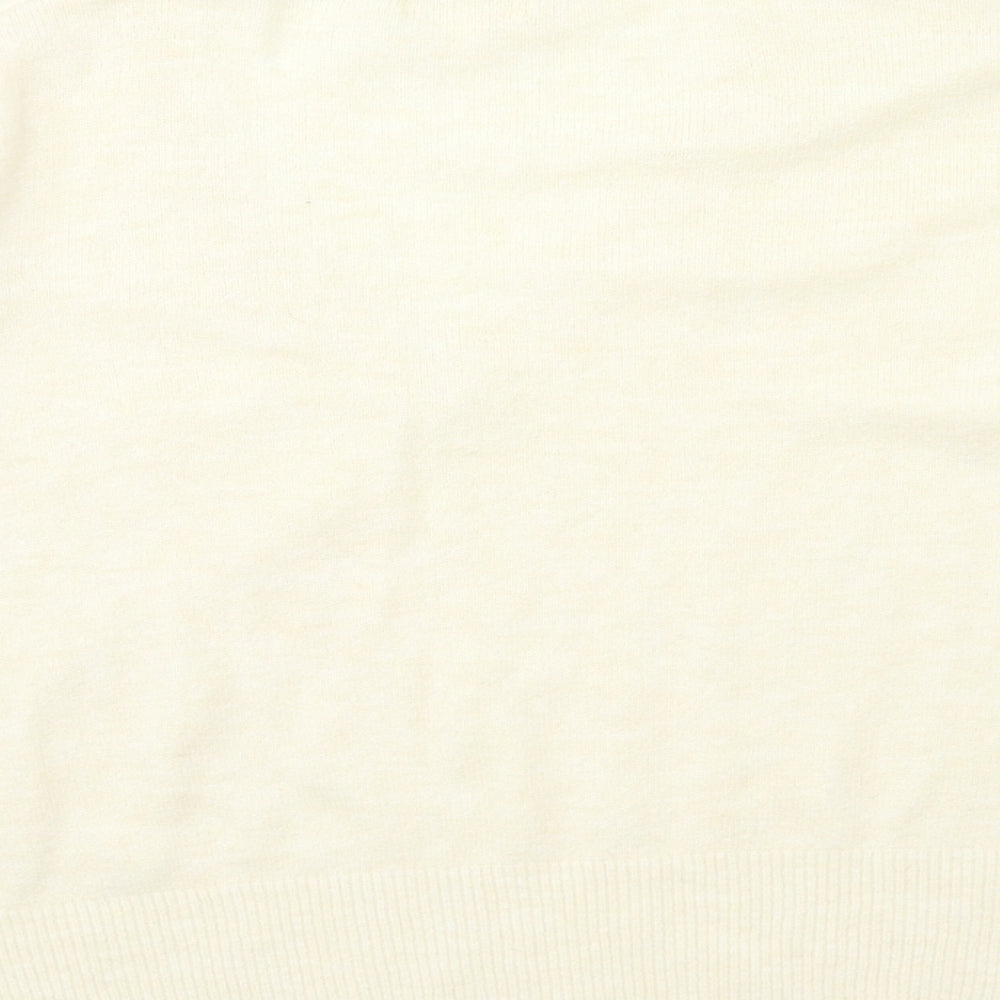 Womens UK Size M H&M Beige Pullover Jumper