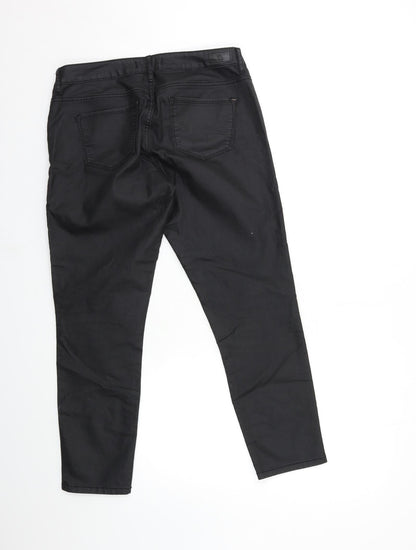GRG Womens Black  Denim Skinny Jeans Size 30 in L26 in