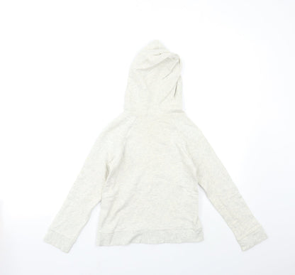 global work Girls Grey   Pullover Hoodie Size 8-9 Years