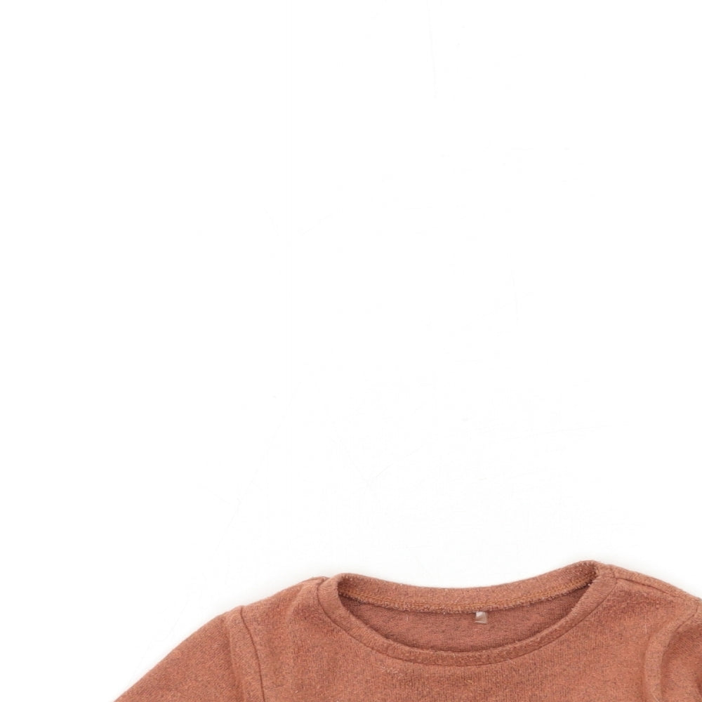 George Girls Brown   Pullover Sweatshirt Size 2-3 Years