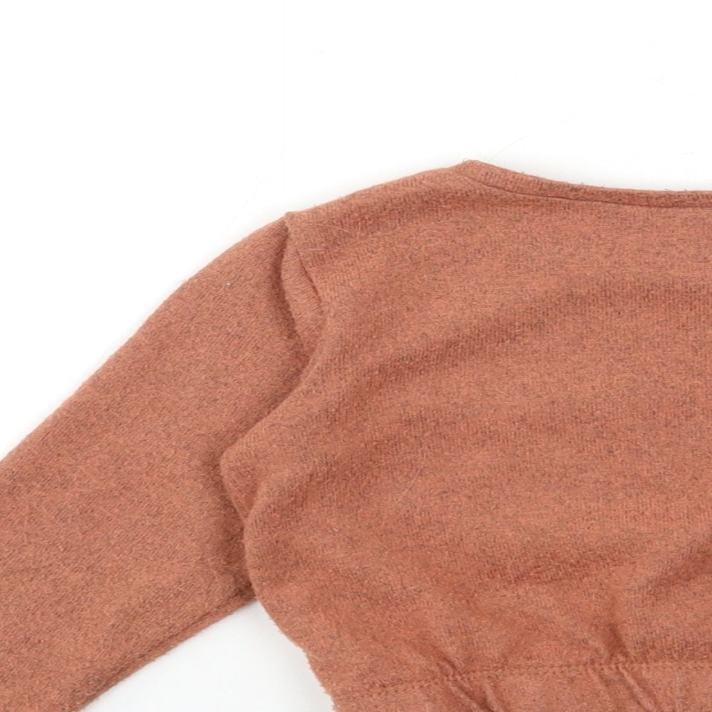 George Girls Brown   Pullover Sweatshirt Size 2-3 Years