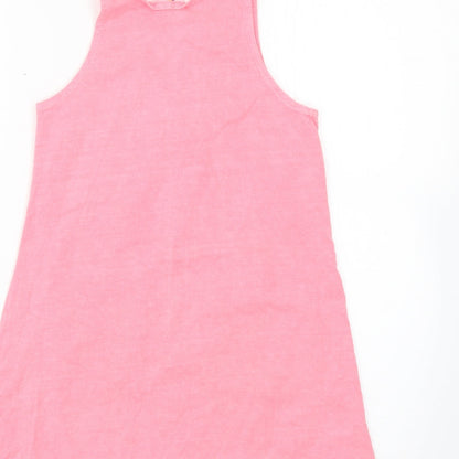 miro Girls Pink   Pinafore/Dungaree Dress  Size 4 Years