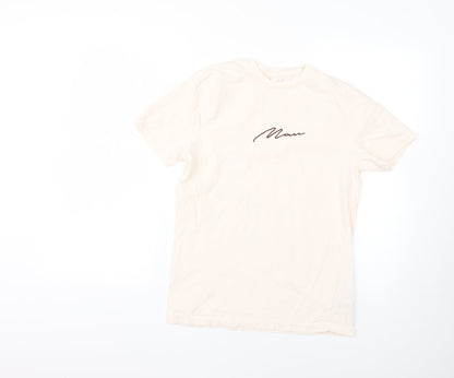 Mens UK Size S Boohoo Pink  T-Shirt