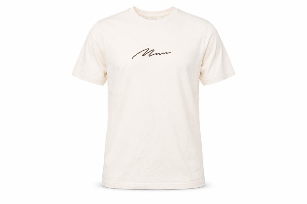 Front view of Boohoo men’s pink t-shirt, size S