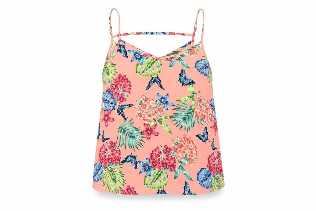 Womens UK Size 6 Primark Multicoloured Basic Blouse