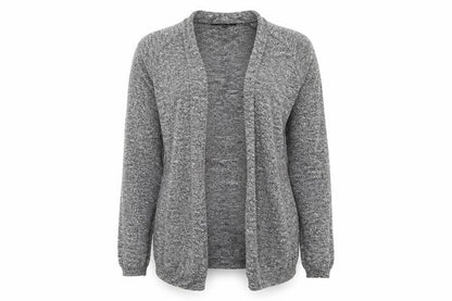 Womens UK Size 10 New Look Grey Cardigan Jumper