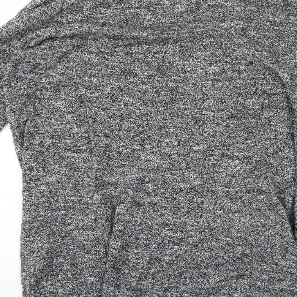 Womens UK Size 10 New Look Grey Cardigan Jumper
