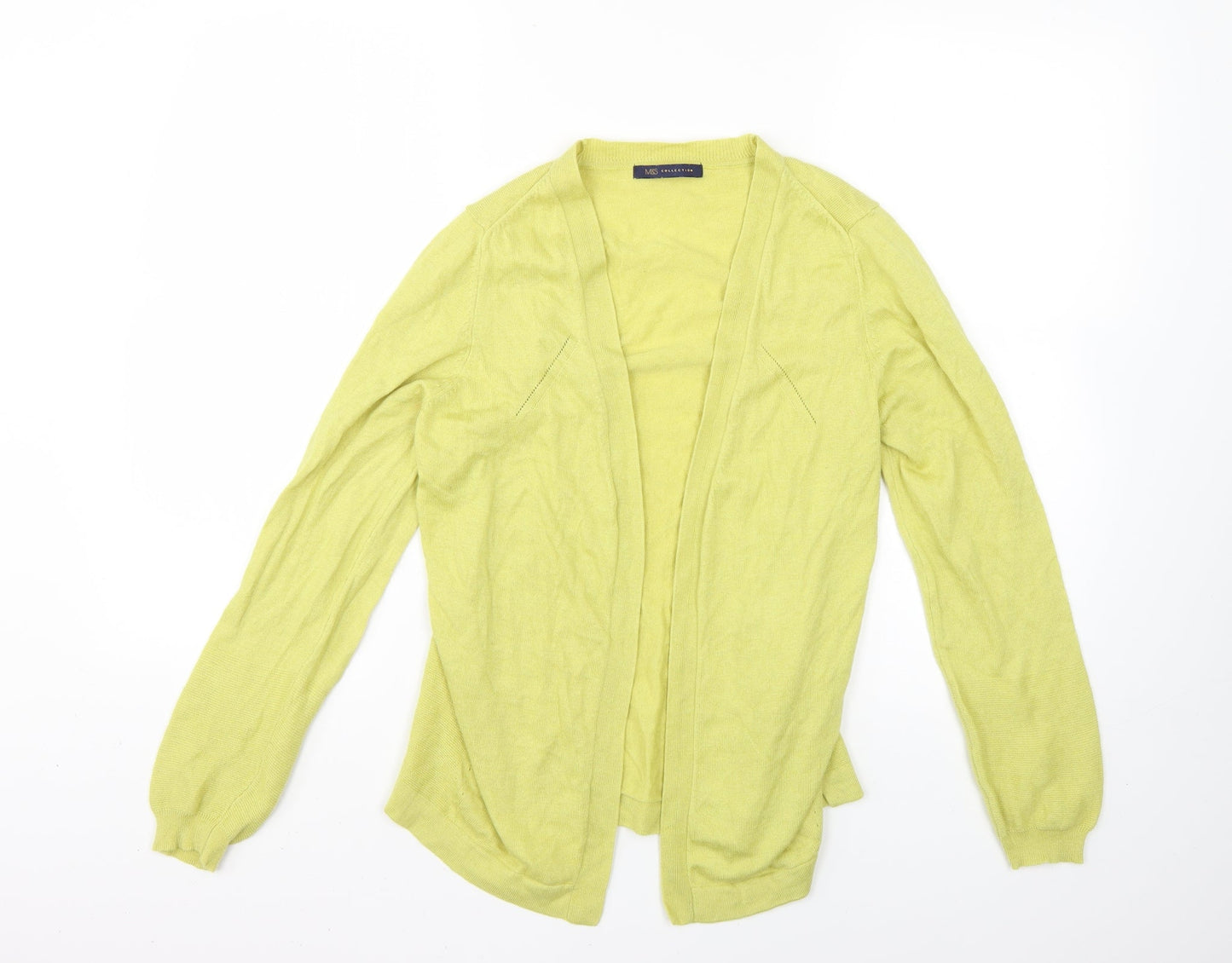 Womens UK Size 8 Marks and Spencer Green Cardigan Jumper
