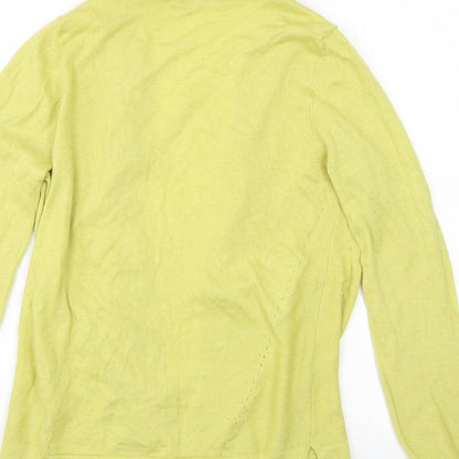 Womens UK Size 8 Marks and Spencer Green Cardigan Jumper