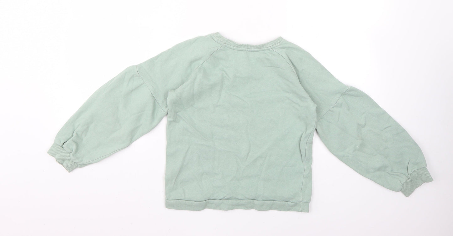 eorge Girls Green   Pullover Jumper Size 9-10 Years