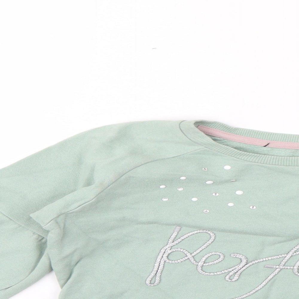 eorge Girls Green   Pullover Jumper Size 9-10 Years