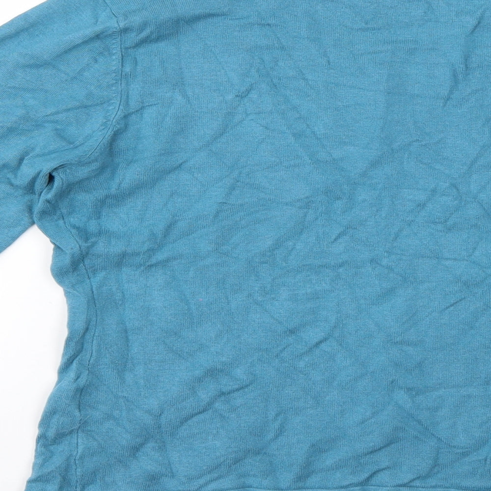 Womens UK Size M Klass Blue Pullover Jumper