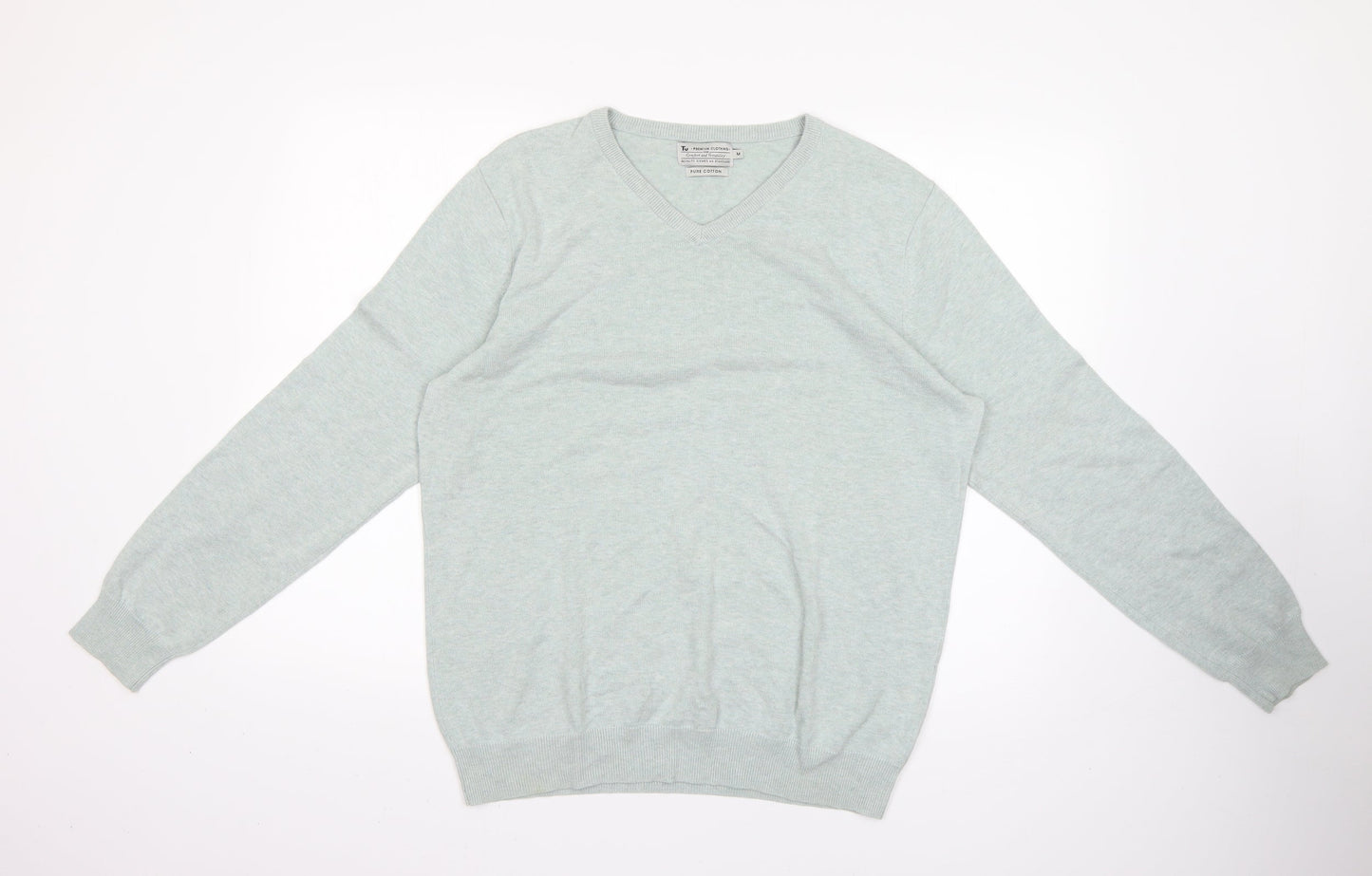 TU Mens Green   Pullover Jumper Size M