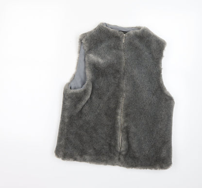 b c clothing Womens Grey   Gilet Coat Size L