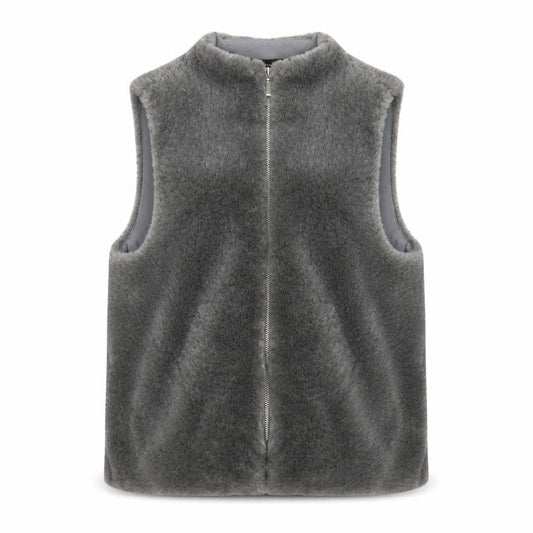 b c clothing Womens Grey   Gilet Coat Size L