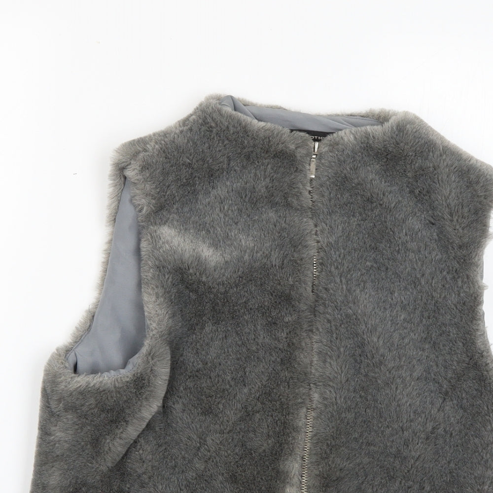 b c clothing Womens Grey   Gilet Coat Size L