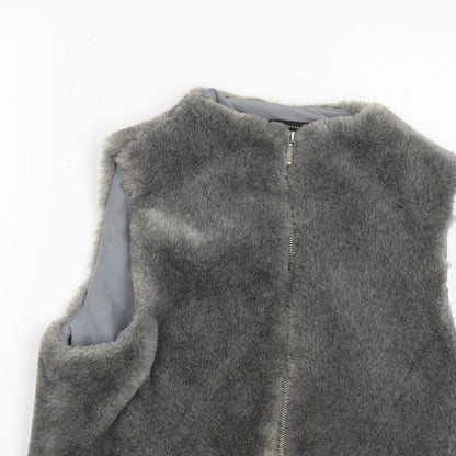 b c clothing Womens Grey   Gilet Coat Size L