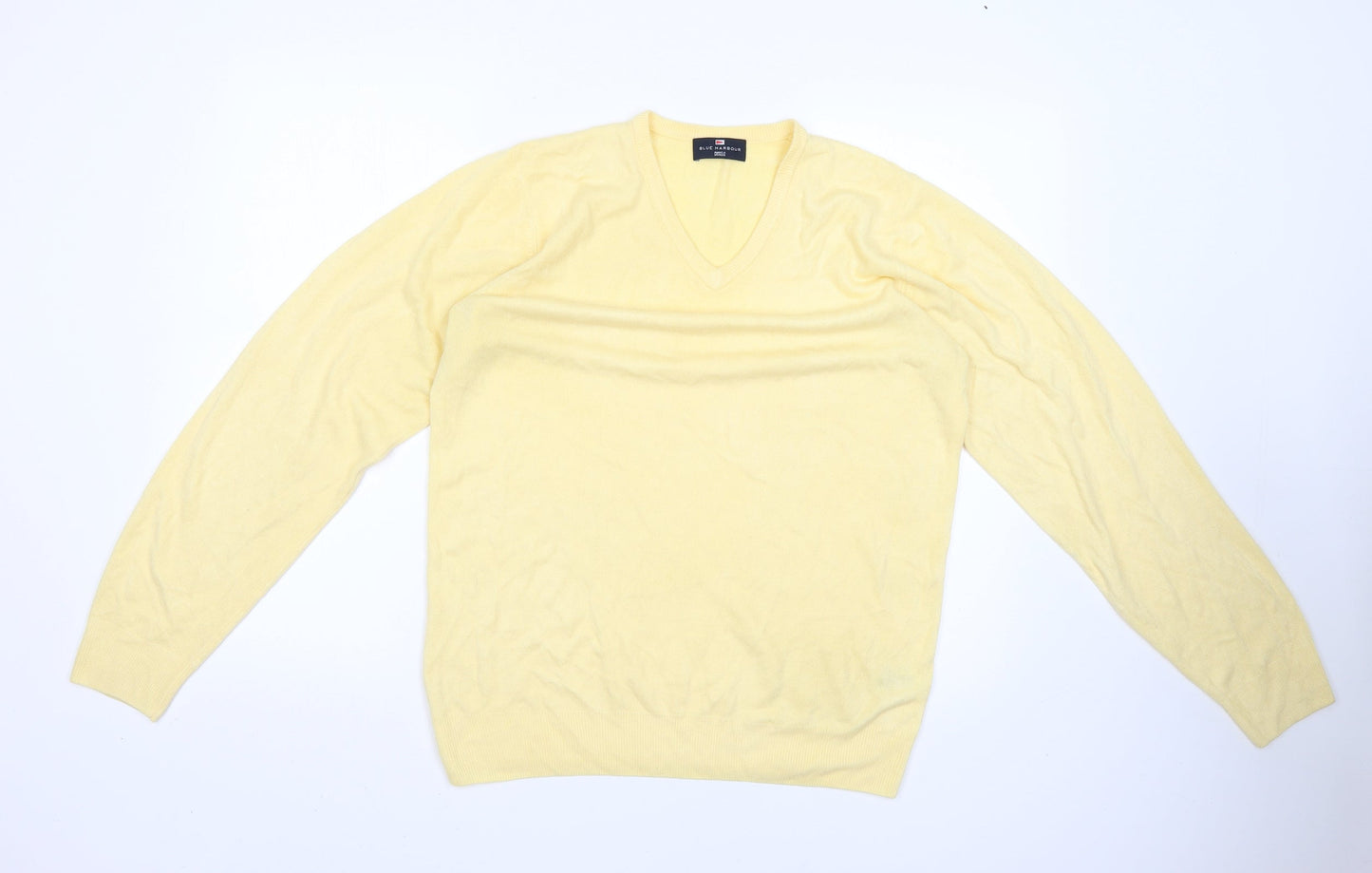 Womens UK Size M Marks and Spencer Yellow Pullover Jumper