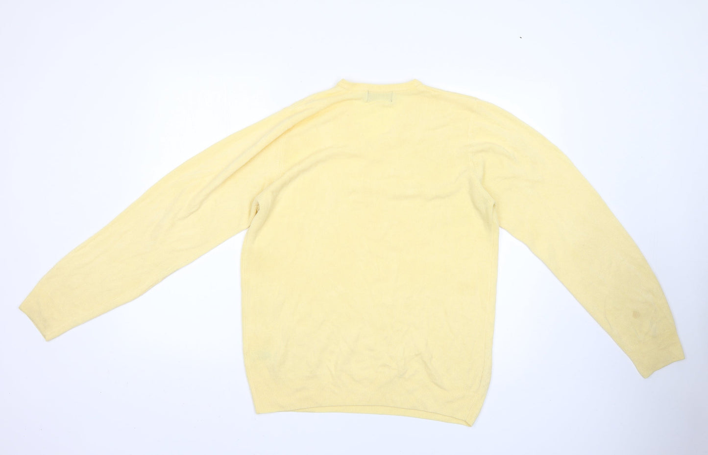 Womens UK Size M Marks and Spencer Yellow Pullover Jumper