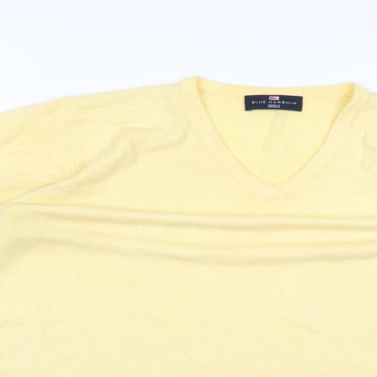 Womens UK Size M Marks and Spencer Yellow Pullover Jumper