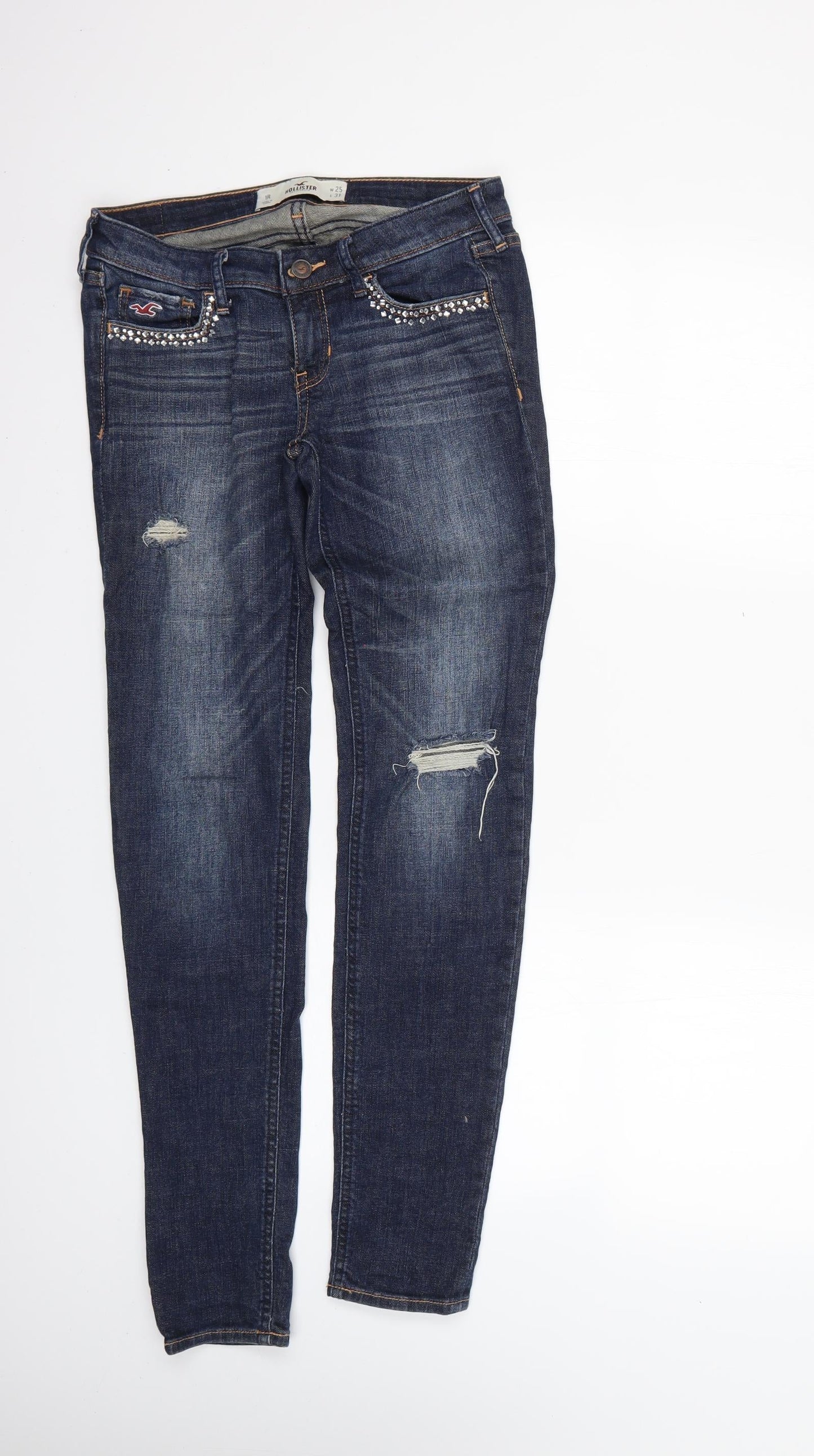 Hollister Womens Blue   Skinny Jeans Size 35 L29 in